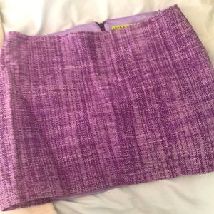 Lavender Alice and Olivia mini skirt